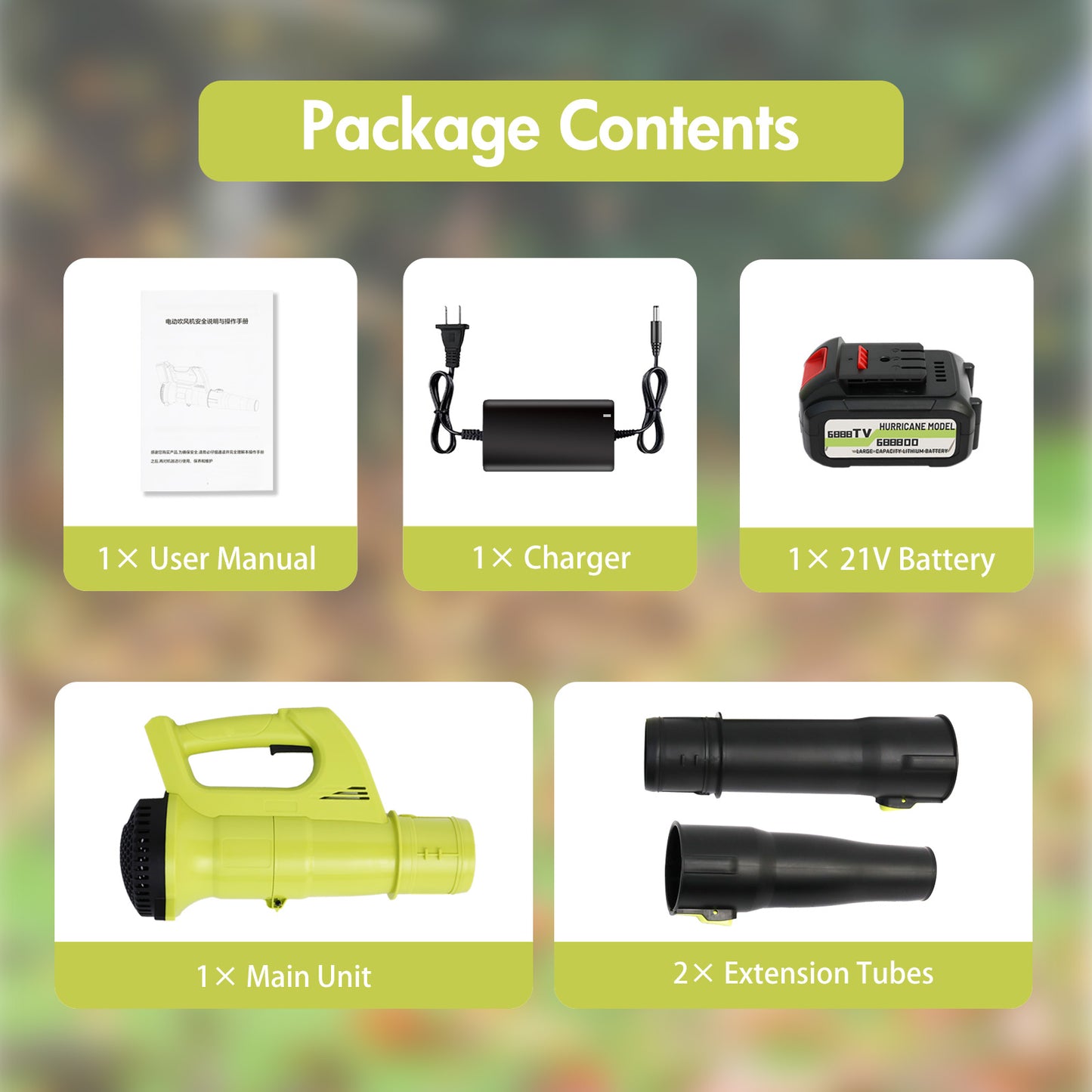 24V 650W Cordless String Trimmer + 21V Cordless Leaf Blower (150MPH) Combo Kit, with 3 Battery (2.0Ah Battery*2 + 4.0Ah Battery*1) and 2 Charger