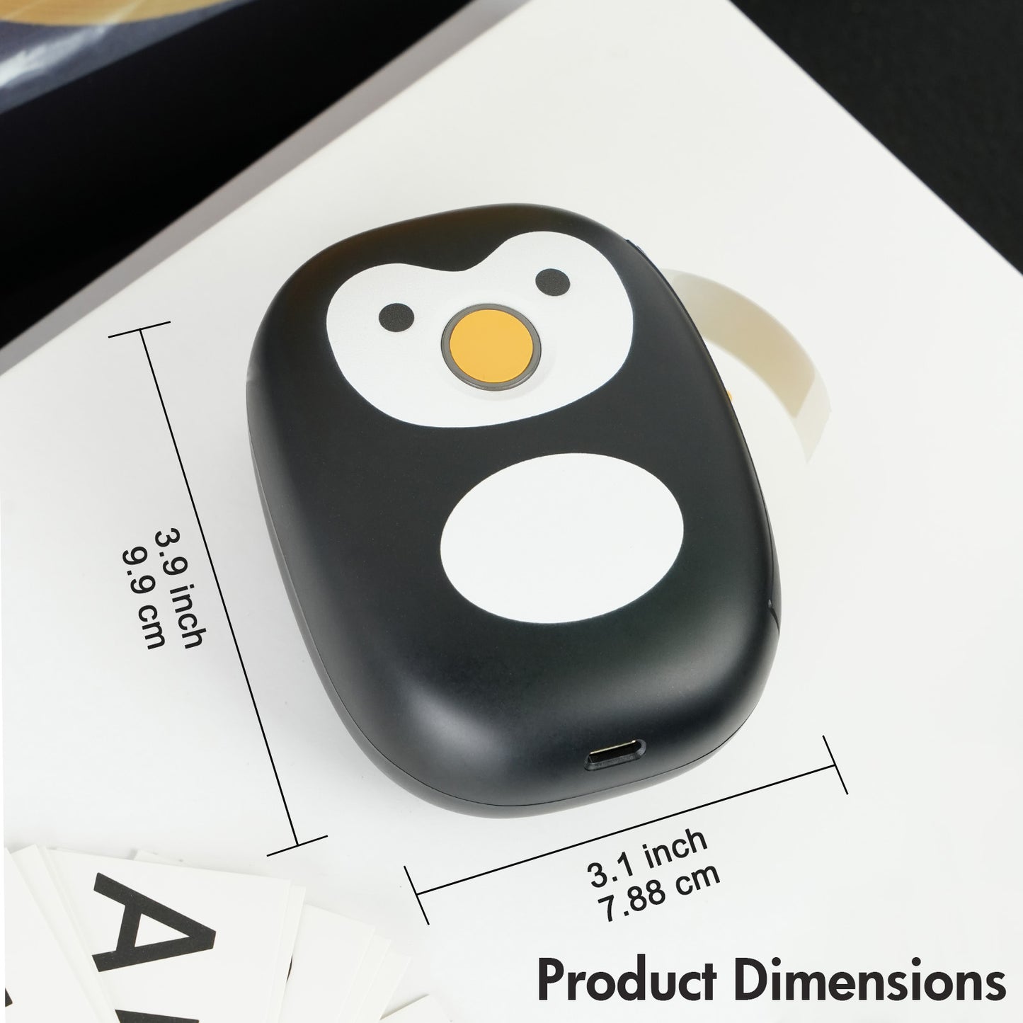 BAOKALER Label Maker, Label Printer with Tape Portable Bluetooth Mini Printer, Inkless Thermal Labeler for Home Office School