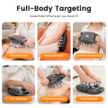 BAOKALER 16 Head Massage Gun Set, 2000mAh Electric Massage Tools, Electric Muscle Massager with with 9 Modes 9 Intensities for Deep Tissue, Back, Shoulders, Legs, Gray