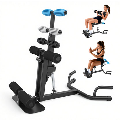 CATGOOD Deep Squat Machine for Women, Adjustable Glutes Trainer Machine, Core & Leg Exercise, Push Up Workout Equipment at Home Gym