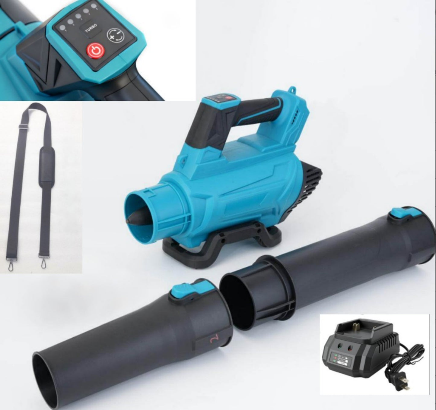 Cordless Leaf Blower, 5 Speed Leaf Blower with Trubo Mode , 650CFM Handheld Leaf Blower with 2¡Á6.0Ah Batteries, Lightweight, for Lawn, Patio, Yard and Dust Cleaning