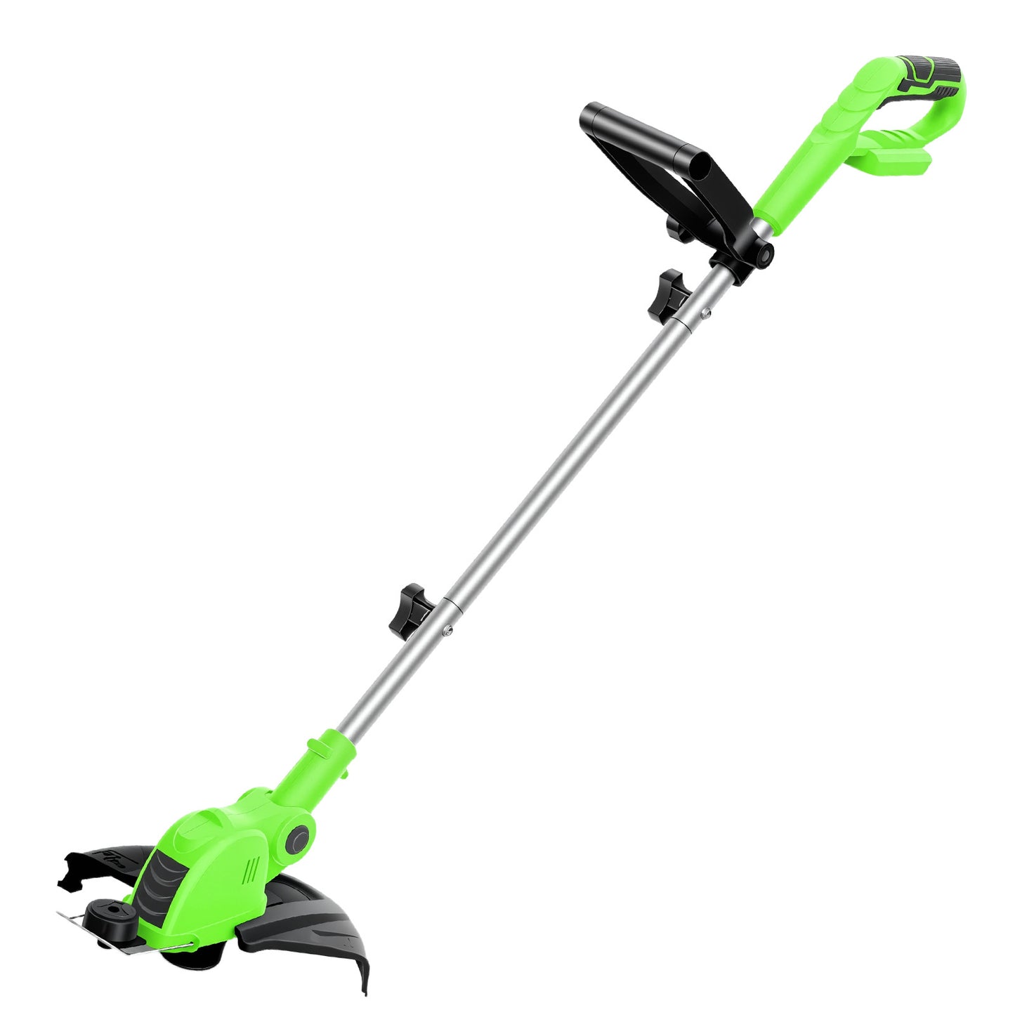 CATGOOD Cordless String Trimmer, 3AH Battery Powered Weed Trimmer with Fast Charger, Green