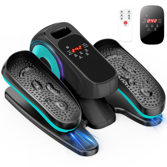 Under Desk Elliptical Machine, Ellipse Leg Exerciser with Remote Control & 12 Adjustable Speeds, Noiseless Ellipse Leg Exerciser, Fully Assembled Elliptical Training Machine