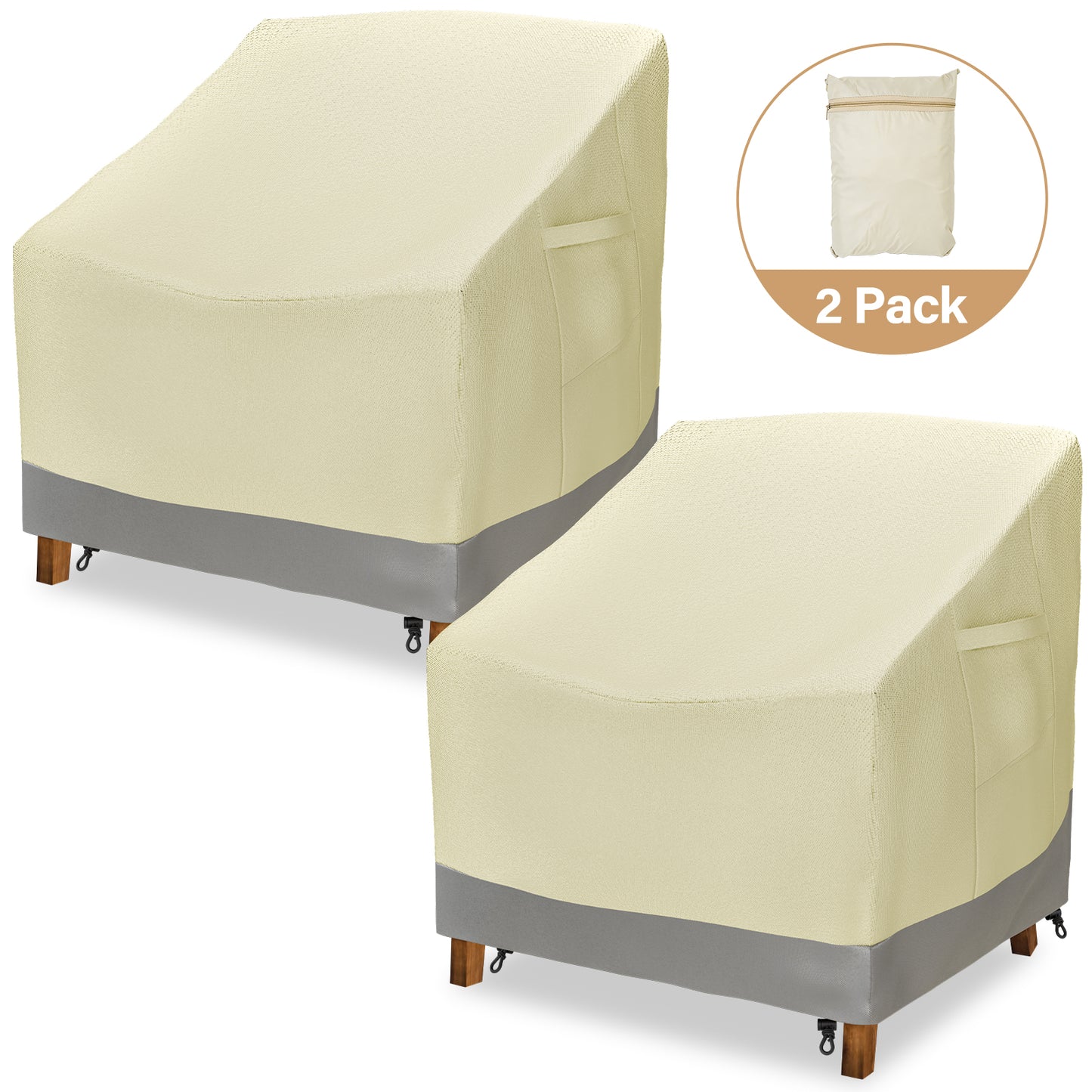 Patio Chair Covers,Outdoor Chair Cover,600D Waterproof/Dustproof Patio Furniture Covers for Outdoor Furniture, 32" L x 37" W x 36"H