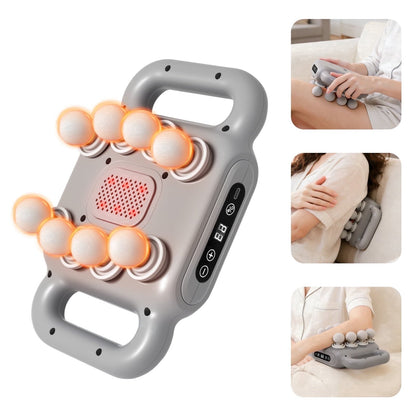 CATGOOD Massage Gun, 8 Head Massage Gun Deep Tissue 6 Speeds Percussion Muscle Massager 1200mAh Battery Type-C Charging Super Quiet Massage Gun, Neck Massager for Pain Relief for Men & Women