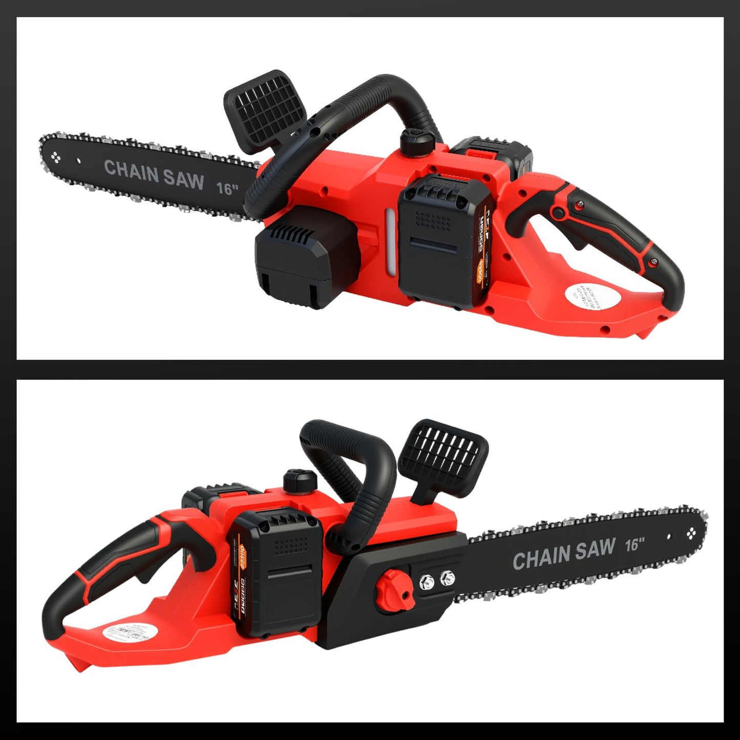 CATGOOD 16" Cordless Chainsaw, 42V Battery Powered Brushless Chainsaw Kit for Tree Trimming, 1350W
