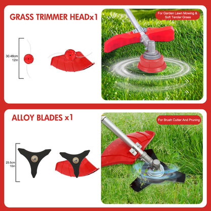 BAOKALER 31CC 4-Cycle Gas String Trimmer Weed Wacker, 16" Gas Weed Eater Weed Trimmer