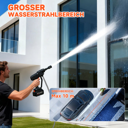 Cordless Pressure Washer, 900PSI Portable Power Washer with 2 X 4.0Ah Batteries, Electric Power Cleaner with 16.4ft Hose for Car, Floor, Garden