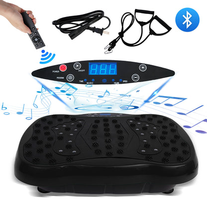 Vibration Plate Exercise Machine-Bluetooth, Vibration Plate for Muscle Relaxation, Whole Body Workout Vibrate Fitness Platform, Waver Vibration Plate for Body Toning