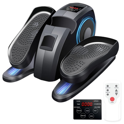 Rican Under Desk Elliptical, Electric Seated Foot & Leg Pedal Exerciser While Sitting for Seniors