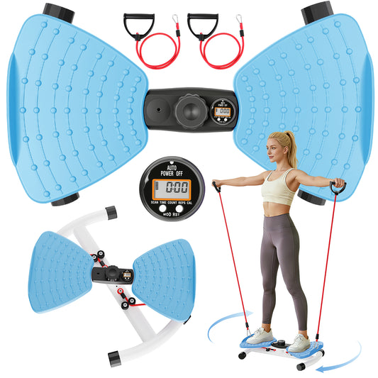 Waist Twister Machine, Ab Twister Board with Smart LED Digital Monitor, Anti-Slip Core Trainer for Home Gym Workout Equipment