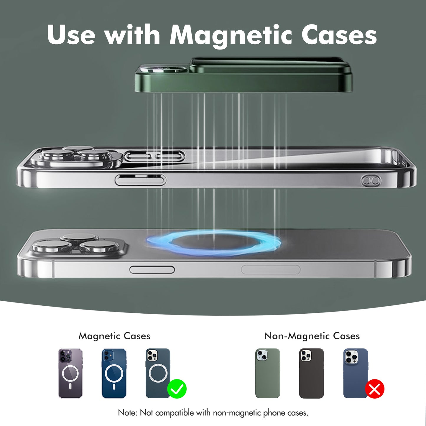 10,000mAh Power Bank with LED Power Display, 22.5W Portable Charger 2-in-1 Wireless, Magnetic Portable Power Bank Fast Charging, Suitable for Outdoor Travel Backup Small Phone Charger, Green