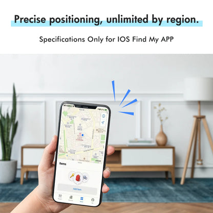 Bluetooth Tracker, Smart Air Tracker Tags,Key Finder and Item Locator Compatible with Apple Find My (iOS Only),Wireless Smart Tracker Tag for Keys/Luggage/Wallet,4-Pack,Black