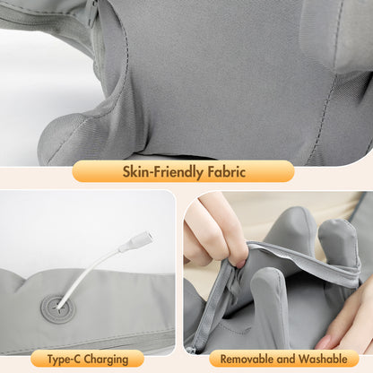 Shiatsu Neck and Back Massager with Heat, 6D Cordless Shoulder Massager, Deep Tissue Kneading Massage for Men and Women, Perfect Relaxation Gift