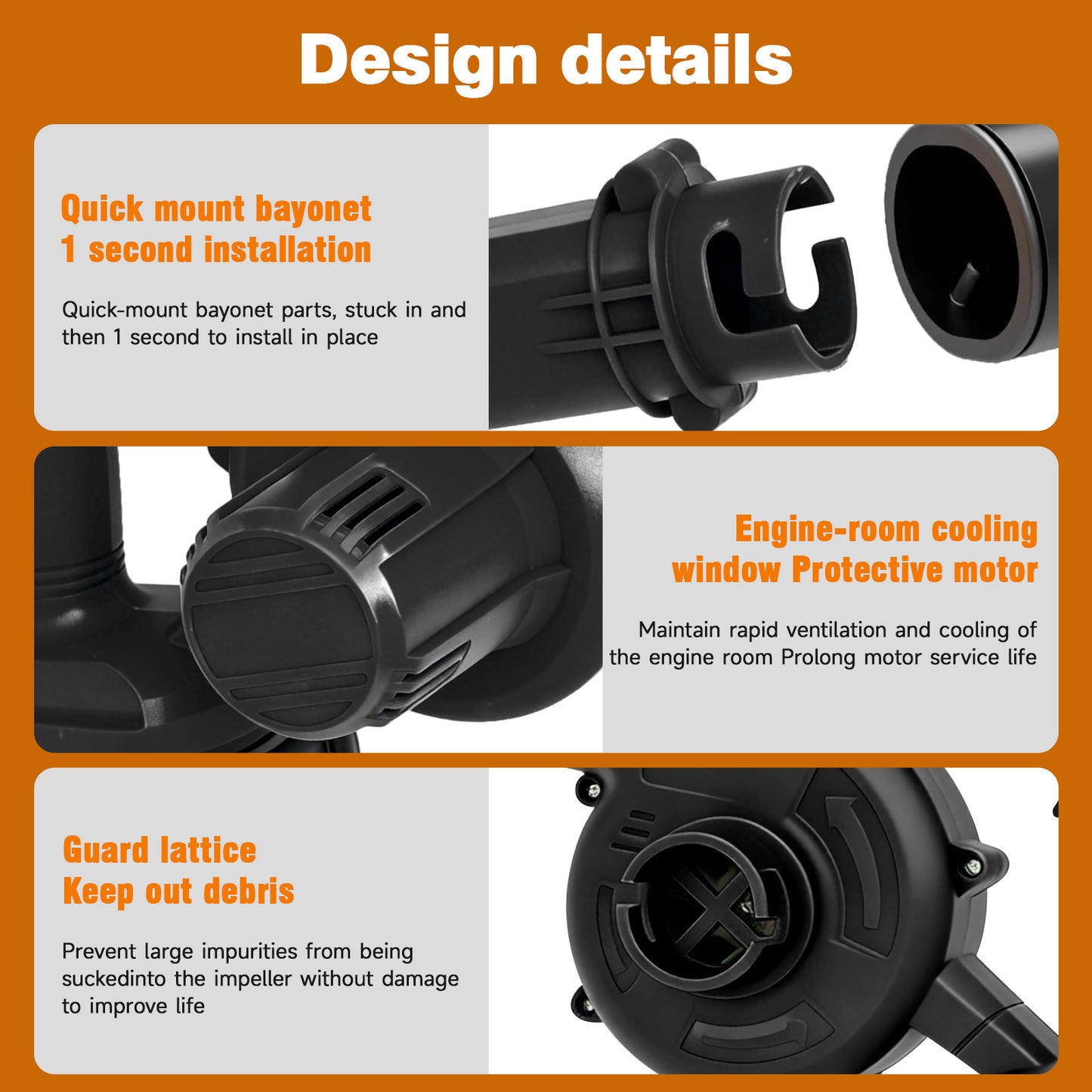 BAOKALER 21V Mini Cordless Leaf Blower, 160 MPH 2-in-1 Lightweight Electric Leaf Blower with 4.0Ah Battery for Lawn, Patio, Dust Cleaning, Black
