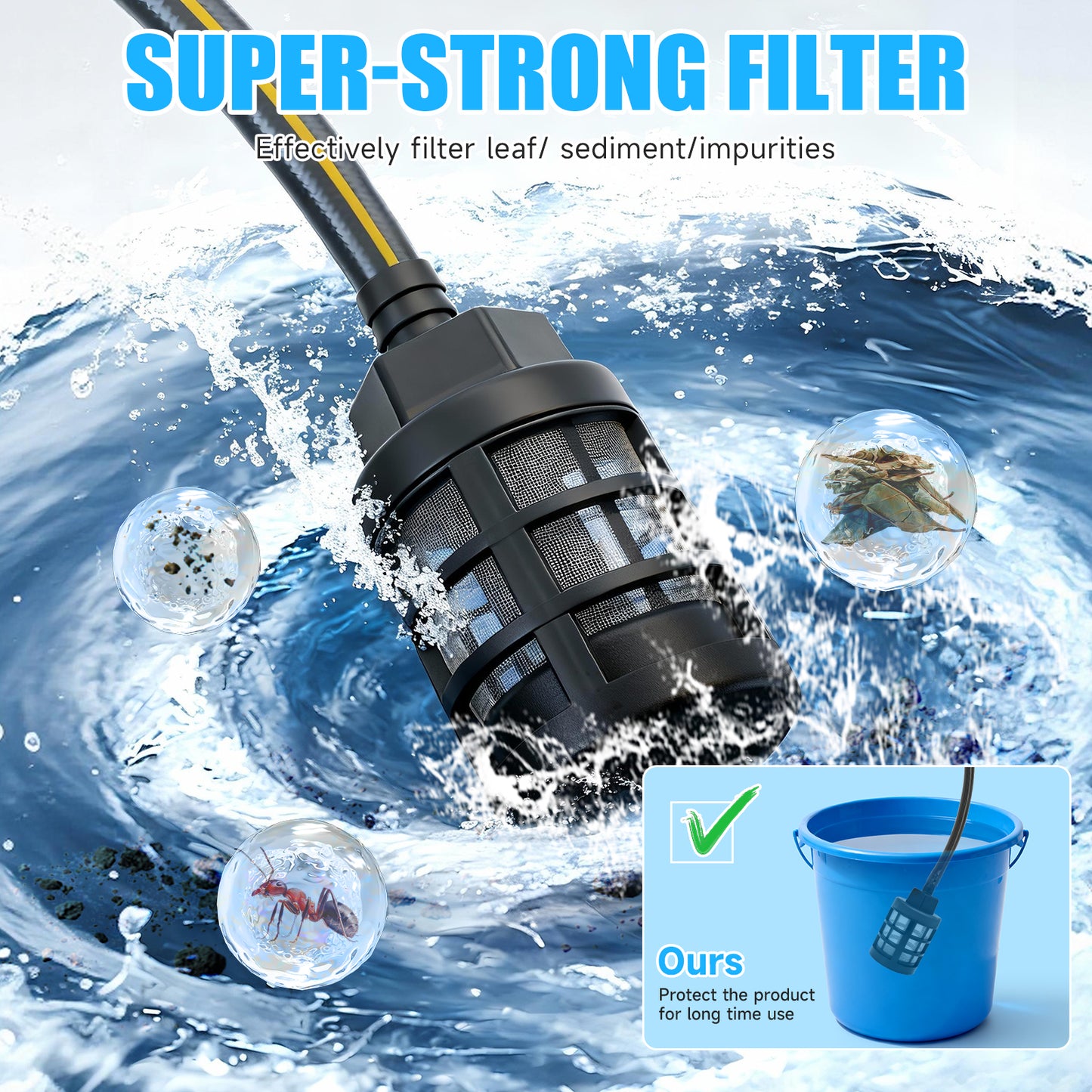 Cordless Pressure Washer, 700PSI Portable Power Washer with LED Display, 2.1GPM Power Cleaner with 6-in-1 Adjustable Nozzle, 16.4ft Hose for Cars/Patios, Blue