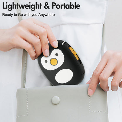 BAOKALER Label Maker, Label Printer with Tape Portable Bluetooth Mini Printer, Inkless Thermal Labeler for Home Office School