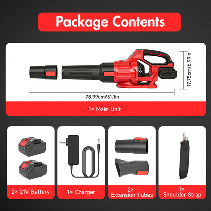 CATGOOD 750CFM Leaf Blower Cordless, 280MPH 3 Speed Levels Electric Leaf Blower, 4Ah Battery Powered Leaf Blower with Turbo Function
