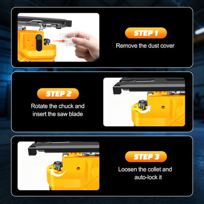Brushless Cordless Jig Saw, Electric Jigsaw Tool Power Jig Saws for Woodworking, Wood Cutter Hand Tool with 3 Orbital Settings, ¡À45¡ã Bevel Cutting, Compatible for DEWALT 20V Battery