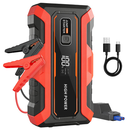 CATGOOD Car Jump Starter, 2000A Peak Portable Jump Box with 6000mAh Power Bank, 3-Mode LED Light & Multi-Protection