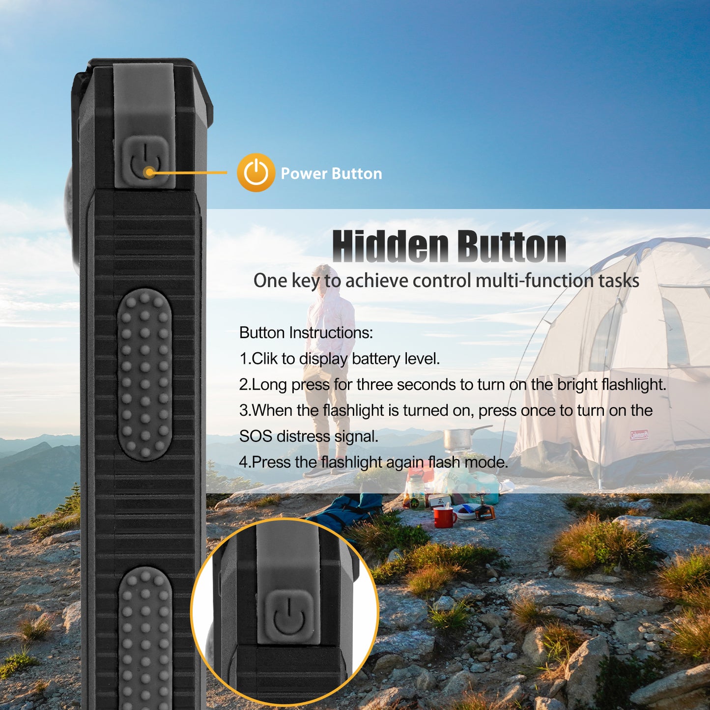 CATGOOD 10000mAh Portable Solar Charger for iphone and Android Power Bank with Dual 5V USB Ports for Outdoor Camping Hiking(Black)