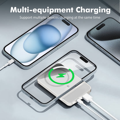 Portable Charger, 10000mAh 2 in 1 Wireless Power Bank with LED Power Display, Magnetic Portable Charger, Fast Charging 22.5W Battery Pack, Power Bank For iPhone, Battery Bank For Apple Series