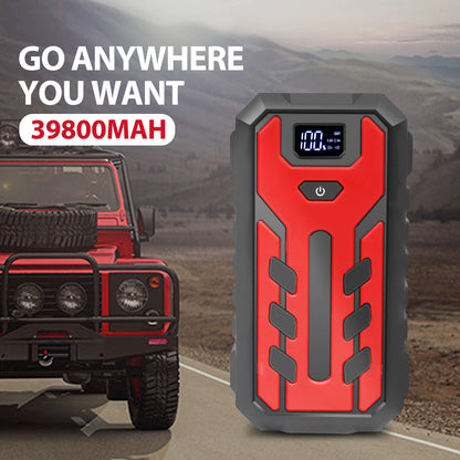 Car Battery Jump Starter 4000A Peak 39800mAH Car Jump Starter Portable Power Bank Charger for All Gas or Diesel Engine Battery Booster Jump Box LCD Display