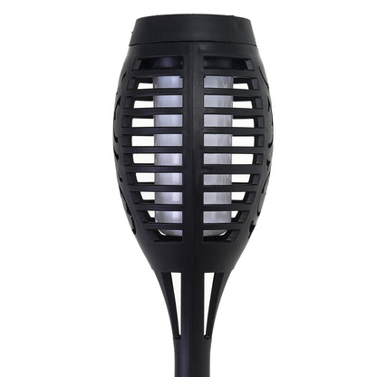 BAOKALEr Solar Torch Lights, Purple Flickering Flame, Waterproof, Garden, Patio, Pathway, 6PCS
