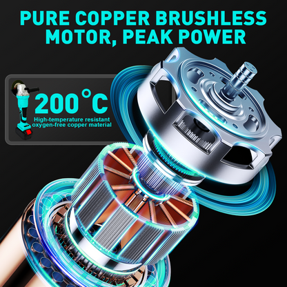 4" 21V 1500mah Electric Brushless Cordless Angle Grinder,Angle Grinder Tool Cutting Tool with 1 Batteries,Charger, and 3 Cutting Discs for Cutting, Polishing, Grinding, and Rust Removal