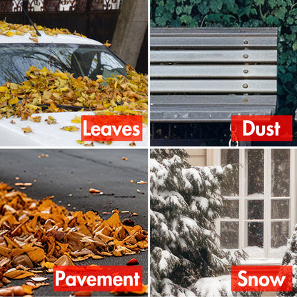 Brushless Leaf Blower Cordless, 374CFM/180MPH & 2 Speed Levels, Electric Cordless Leaf Blower with 2X4.0Ah Battery Powered, Blowers for Lawn Care Snow Leaves Blowing