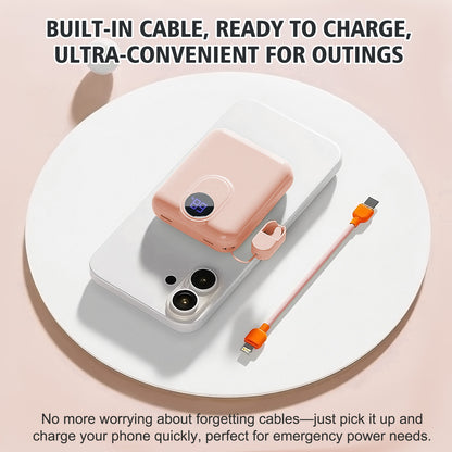 Baokaler Portable Charger, Smallest 22.5W 10000mAh USB C in & Out Power Bank Fast Charging, Phone Battery Pack Compatible with iPhone 17 16 15 14 Pro Samsung S24 Google iPad etc(Pink-2PK)