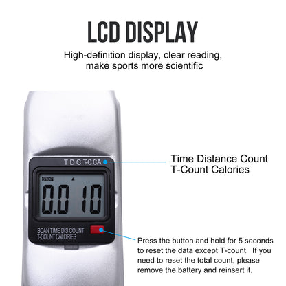 Mini Exercise Bike, Under Desk Bike Pedal Exerciser, Peddler Exerciser, Portable Foot Cycle Arm & Leg Peddler Machine with LCD Screen Displays