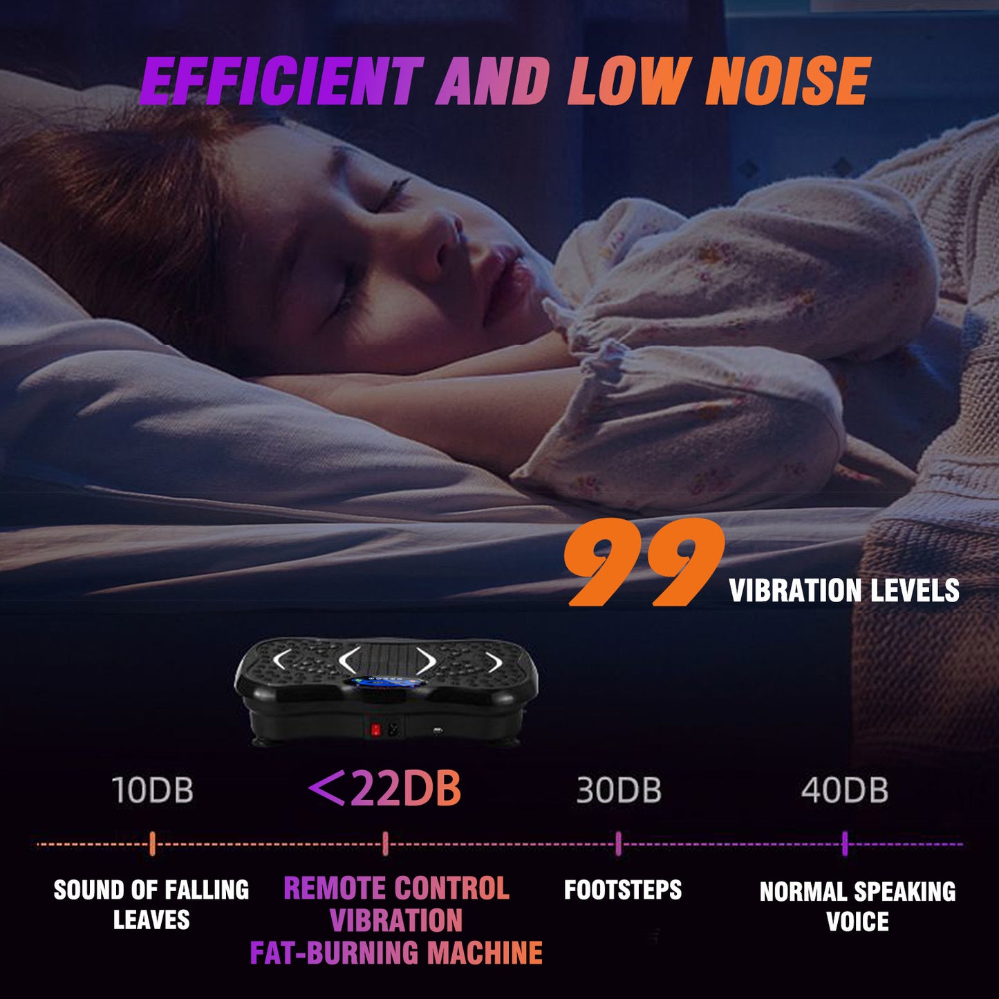 Vibration Plate for Exercise Fitness Platform Exercise Machine Vibrating Lymphatic Drainage Shaking Full Body Shaker Workout Vibrate Stand Shake Board for Weight Loss Fat Burner
