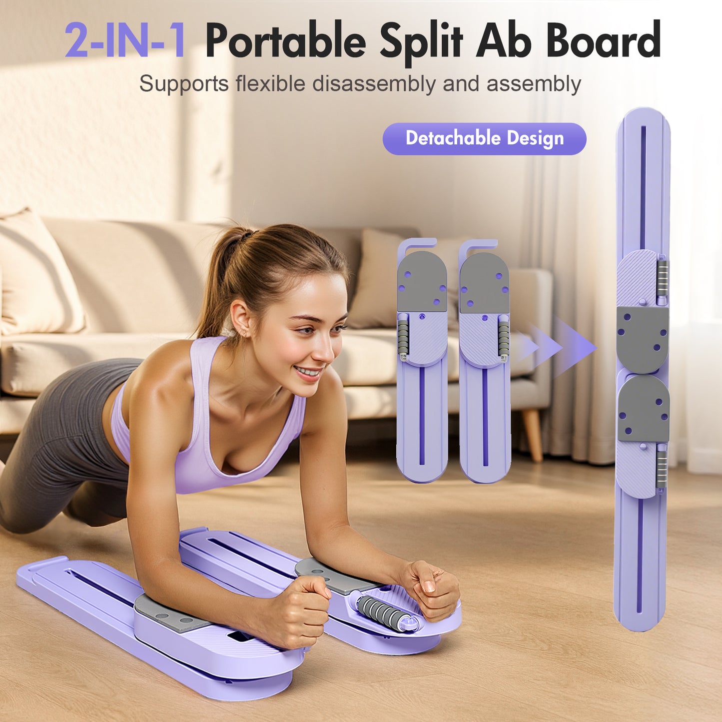 Rican Pilates Board, Ab Machines for Exercise, Abdominal Board, Pilates Reformer, Ab Core Trainer Machine, Abs Workout Equipment, Yoga Board, Pilates Board for Home Workout