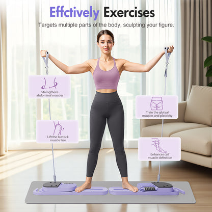 Rican Pilates Board, Ab Machines for Exercise, Abdominal Board, Pilates Reformer, Ab Core Trainer Machine, Abs Workout Equipment, Yoga Board, Pilates Board for Home Workout