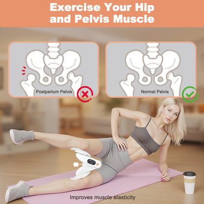 Rican Thigh Trainer, Thigh Exerciser with LED, Inner Thigh Exercise Equipment, Leg and Hip Strength Exercise Equipment Hip Shaper Trainer Machine