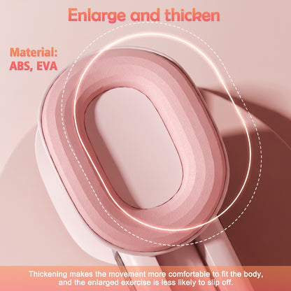 RICAN Thigh Trainer, 35lb Resistance Pelvic Floor Muscle Trainer, Inner Thigh Exerciser for Women, Home Workout Equipment, Pink