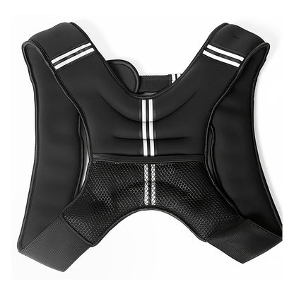 BAOKALER Weighted Vest 22lb with Reflective Strips, Ideal for Men & Women, Suitable for Strength Training, Running, Muscle Building & Weight Loss
