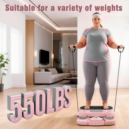RICAN 6-in-1 Multifunctional Pilates Ab Board with Smart LED Digital Display, 550 lbs Capacity, for Core & Full Body Workout