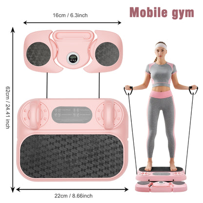 RICAN 6-in-1 Multifunctional Pilates Ab Board with Smart LED Digital Display, 550 lbs Capacity, for Core & Full Body Workout