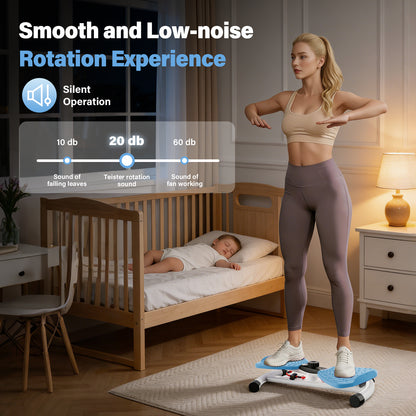 Waist Twister Machine, Ab Twister Board with Smart LED Digital Monitor, Anti-Slip Core Trainer for Home Gym Workout Equipment