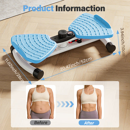 Waist Twister Machine, Ab Twister Board with Smart LED Digital Monitor, Anti-Slip Core Trainer for Home Gym Workout Equipment