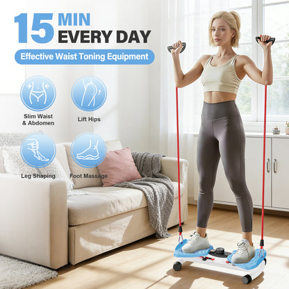 Waist Twister Machine, Ab Twister Board with Smart LED Digital Monitor, Anti-Slip Core Trainer for Home Gym Workout Equipment