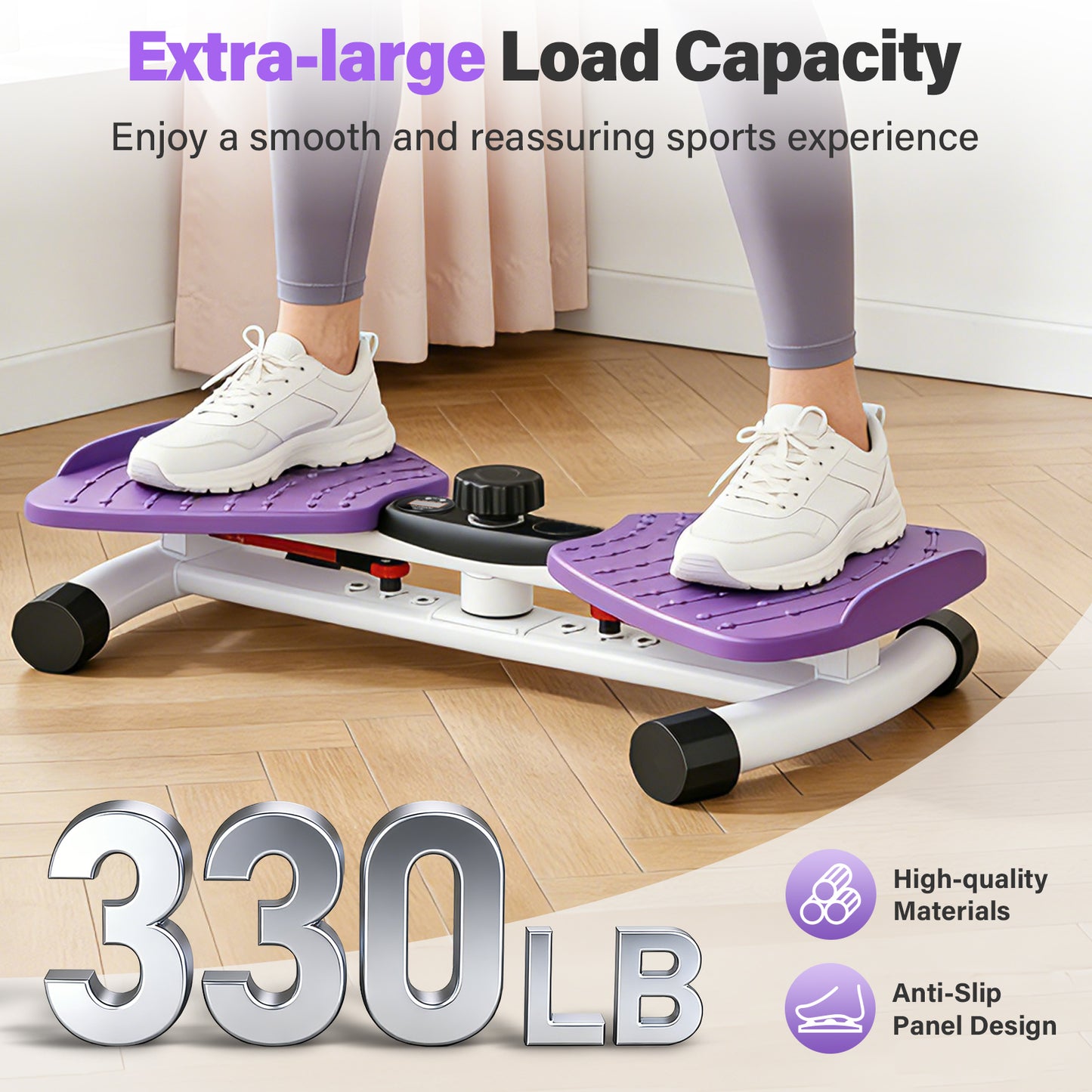 Waist Twister Machine, Silent Ab Toner Machine with LED Screen, Core Workout Board for Women, Home Gym Equipment for Hourglass Figure & Love Handle Reduction
