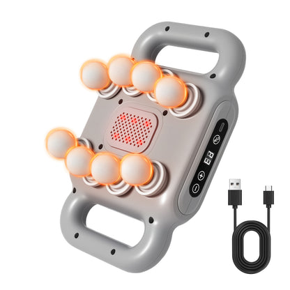 BAOKALER Massage Gun, 8 Head Massage Gun Deep Tissue 6 Speeds Percussion Muscle Massager 1200mAh Battery Type-C Charging Super Quiet Massage Gun, Neck Massager for Pain Relief for Men & Women