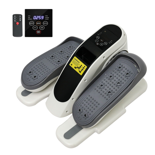 CATGOOD Under Desk Elliptical,Portable Mini Elliptiacl Exerciser with 12 Adjustable Speeds, Manual & Electric Dual Modes, Forward & Reverse Modes, Ideal for Seniors and Office Use