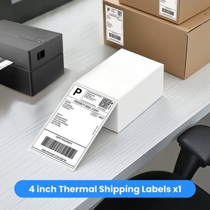 500 Pack 4x6 Thermal Shipping Labels, Direct Print Paper for Mailing & Shipping Packages