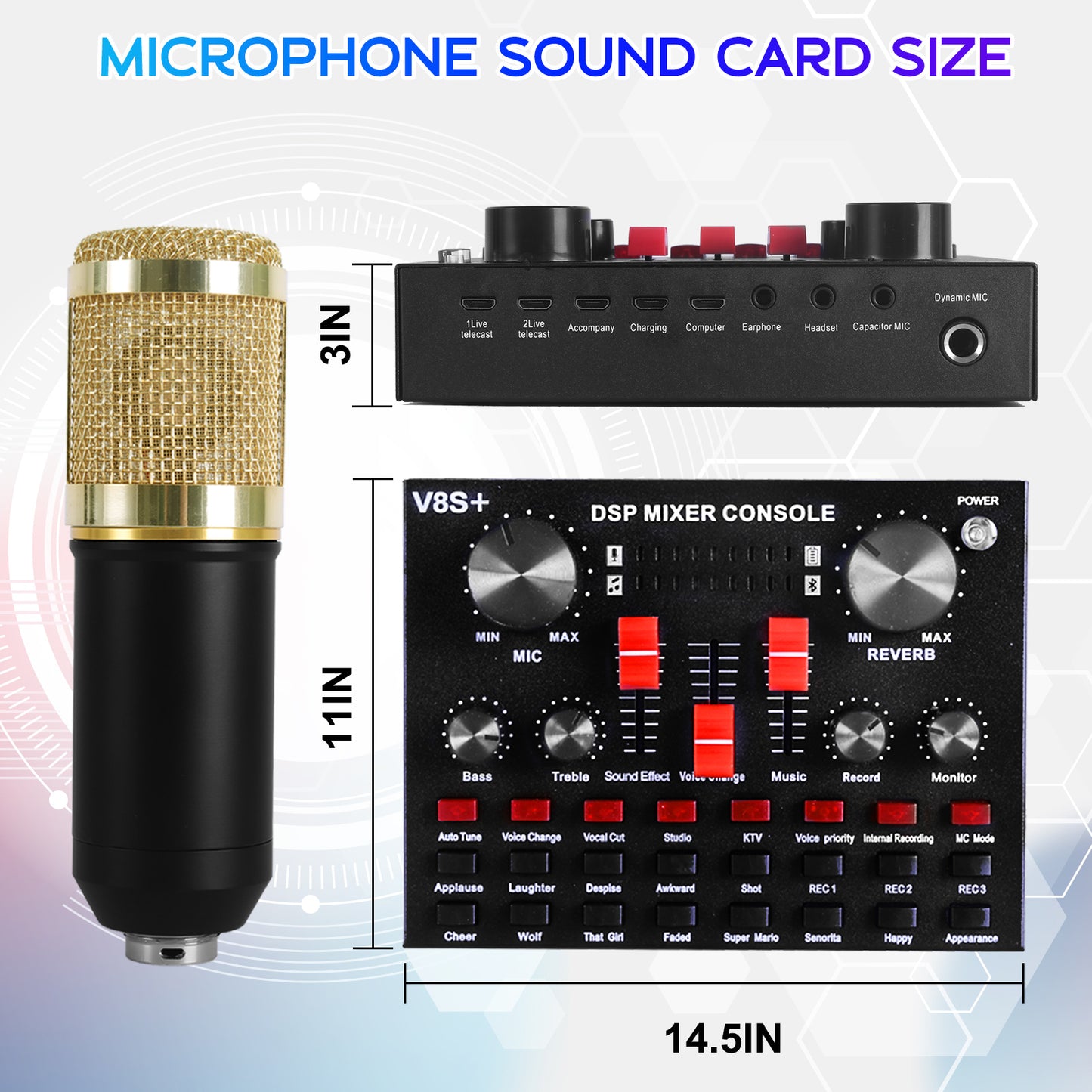 Microphone for Podcast Equipment Bundle and Studio Recording Equipment,USB Microphone,Microphone for Computer,Perfect for Recording Podcasts and Live Streaming