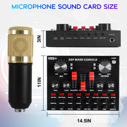 Microphone for Podcast Equipment Bundle and Studio Recording Equipment,USB Microphone,Microphone for Computer,Perfect for Recording Podcasts and Live Streaming